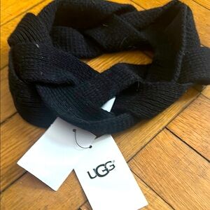 UGG Classic Black Knit Headband
